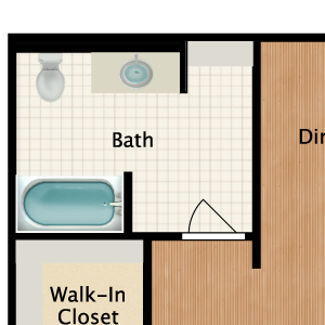 2 bed 2 bath
